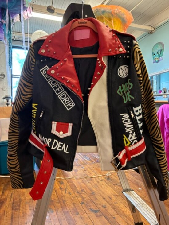 Azalea Wang Jackets & Blazers - AZALEA WANG MINOR THREAT PUNK JACKET SL